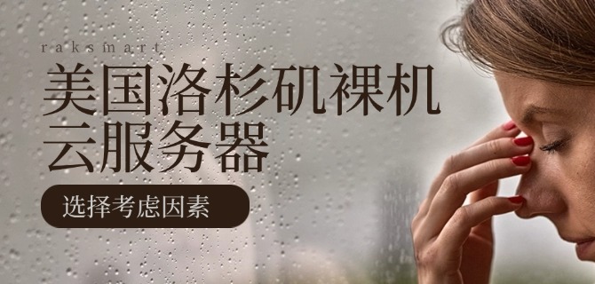 美国洛杉矶裸机云服务器选择考虑因素