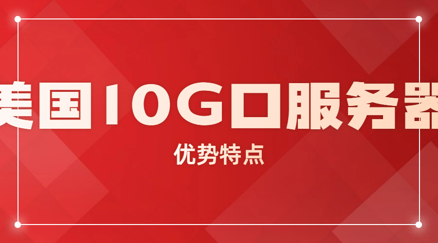 美国10G口服务器优势特点