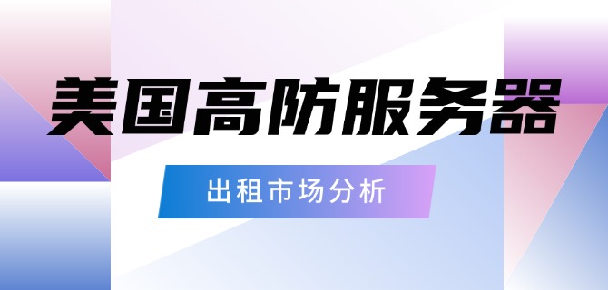 美国高防服务器出租市场分析