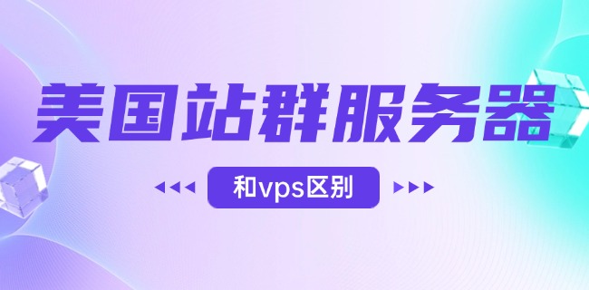 美国站群服务器和vps区别