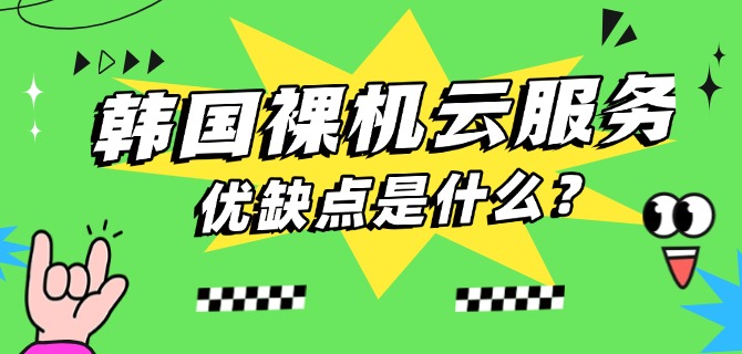 韩国裸机云服务器的优缺点是什么?