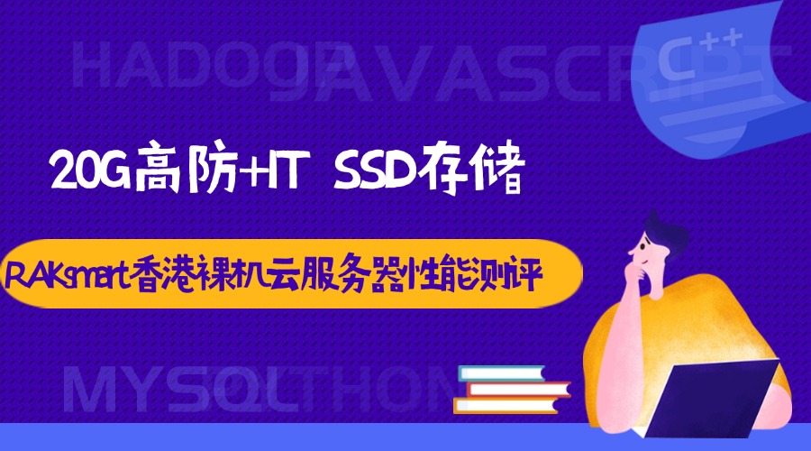20G高防+1T SSD存储：RAKsmart香港裸机云服务器性能测评