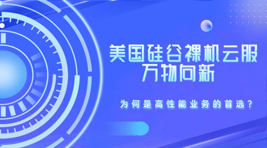 美国硅谷裸机云服务器租用：为何是高性能业务的首选？