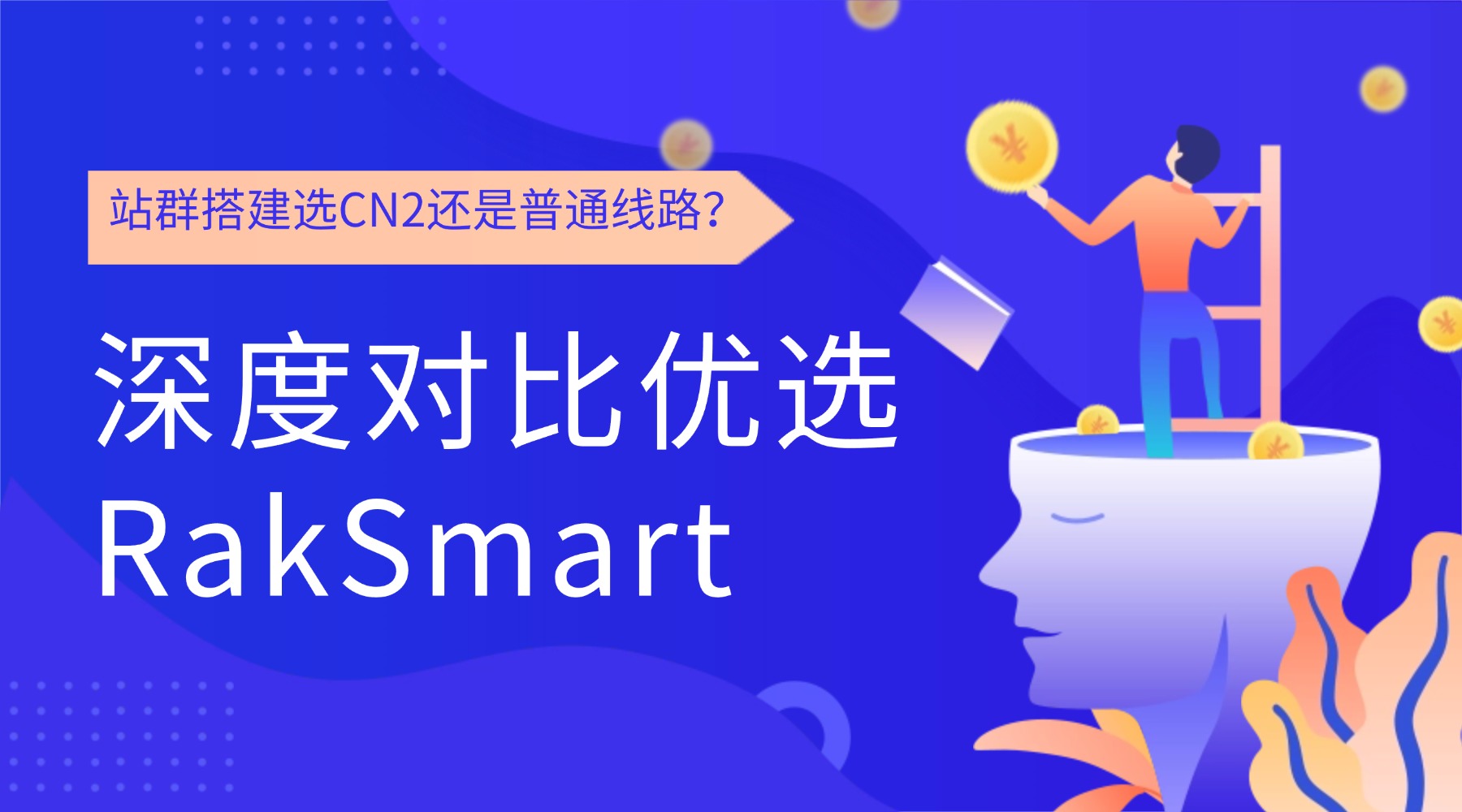 站群搭建选CN2还是普通线路?深度对比优选RakSmart的图片