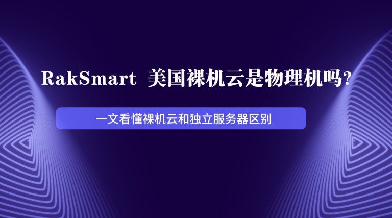 RakSmart 美国裸机云是物理机吗？一文看懂裸机云和独立服务器区别