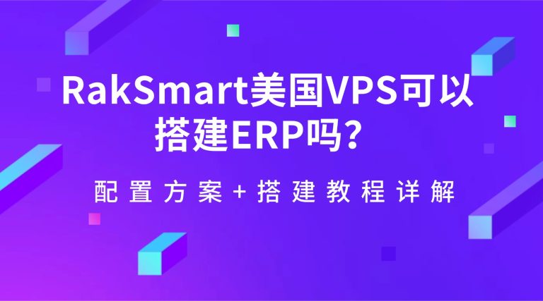 RakSmart美国VPS可以搭建ERP吗？配置方案+搭建教程详解